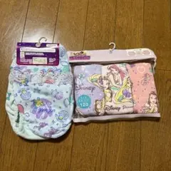 ディズニー　プリンセス　アリエル ショーツ 120サイズ 5枚セット