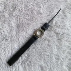 ブルガリ　BVLGARI　黒　ストラップ〈訳あり〉