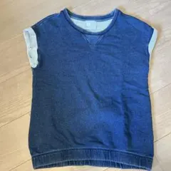 GAP KIDS 半袖VネックTシャツ XL ダークブルー　150