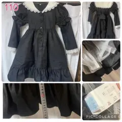 美品 キャサリンコテージ フォーマルワンピ 2way ボリュームワンピ 110