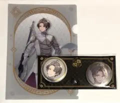 【ROF-MAO トランプモチーフ】加賀美ハヤト缶バッジセット　クリアファイル