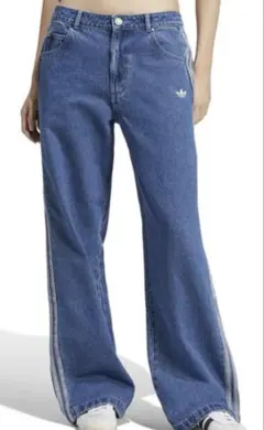 アディカラーデニム スリーストライプス トラックパンツ　新品タグ付　2530