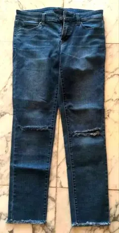 ユニクロ　キッズ　ダメージ加工デニム