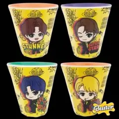 BTS タイニータン テテ ジン ジミン ジョングク メラミンカップ 4点 廃盤