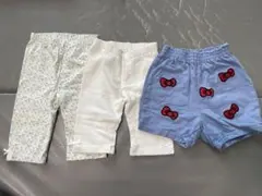 女の子　ズボン　七部丈　半ズボン　110 まとめ売り