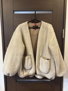 ALPHA INDUSTRIES ボアジャケット S クリーム