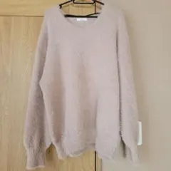 ニット ベージュ Ｌサイズ