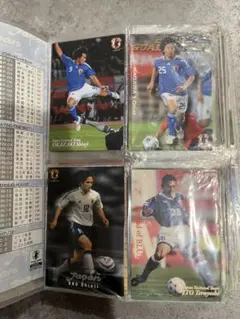 日本代表 サッカートレーディングカードセット