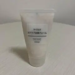 即日、翌日発送⛟ ⚠最終値下げ！無印良品 マイルドスクラブ洗顔フォーム 30gのサムネイル