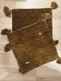 ※限界・売り切り※GABBEH ギャッベ ラグ 40×40cm　2枚セット