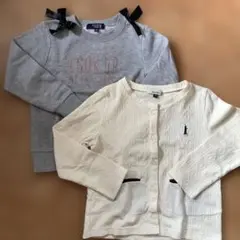 East Boy スウェット&カーディガンセット 110