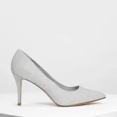CHARLES＆KEITH グリッターパンプス　38のサムネイル