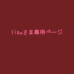 lisa様　専用ページ