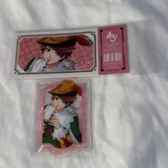 【新品未使用】 A3! カラ鉄 佐久間咲也 アクリルカード チケット風カード
