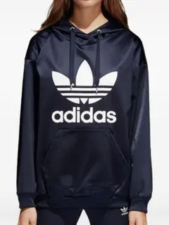 adidas オリジナルス トレフォイル ウィメンズ サテン パーカー
