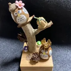 どんぐりアート＆オブジェ お花の下でひとやすみ - メルカリ