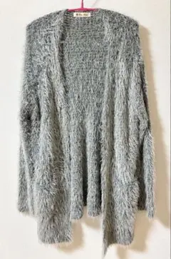 【翌日発送】Bou Jeloud グレー ロングカーディガン