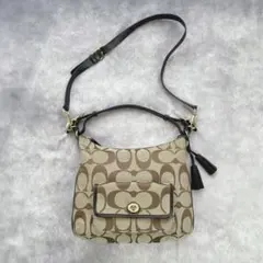 y2k coach 2way shoulder bag signature