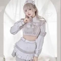 天使界隈 エンジェルメイドジャージナース グレー Malymoonのサムネイル