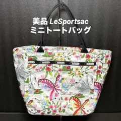 美品 レスポートサック ミニトートバッグ エブリガール 総柄