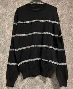 Versace ヴェルサーチ　セーター　ブラック　size50のサムネイル