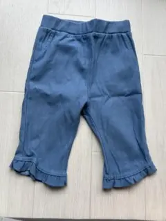 ネイビーフリルパンツ 90cm