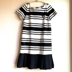 BURBERRY BLUELABEL】ボーダードッキングワンピース M - メルカリ