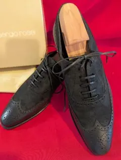 新品未使用　セルジオロッシ 革靴 白 Size 8 1/2 レザー シューズのサムネイル