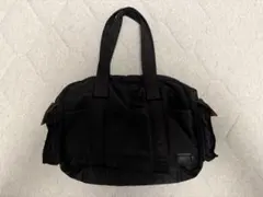 PORTER ポーター タンカーシリー ミニボストンバッグ 黒 オレンジ 廃盤