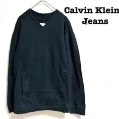 Calvin Klein Jeans スウェットトレーナー　Ｖネック　ポケット