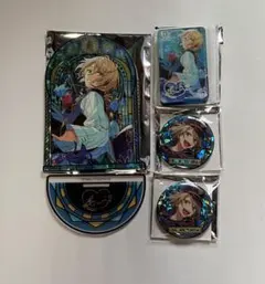 あんスタ　白鳥藍良　時光アクスタ・流砂コロッタ・花窓缶バッジ