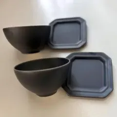 SAKUZAN サクザン　茶碗　小皿　セットのサムネイル