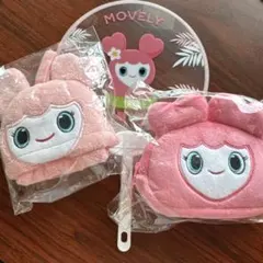 TWICE モモ MOVELY ミラー付きポーチ＋ループタオル＋うちわ