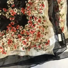 【断捨離】ドルチェ&ガッバーナ DOLCE & GABBANA花柄大判ストールのサムネイル