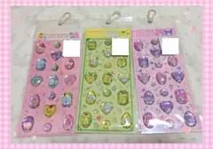 正規品　サンリオ　ストーンシール　キティ　クロミ　プリン　マイメロ