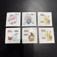 ポケモンパンシール 6種類セット