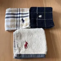ラルフローレン　タオルハンカチ3点