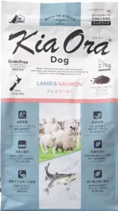 キアオラ　ラム＆サーモン　ドッグフード　おまけつきのサムネイル