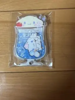 シナモロール クリームソーダ　アクリルキーホルダー