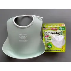 【オマケ付き】ベビービョルン エプロン グリーン