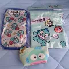 サンリオキャラクターズ　ハンギョドン　ポーチ　巾着　セット