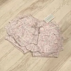 新品 キムラタン ビケット フリルショートパンツ 95cm ピンク 花柄