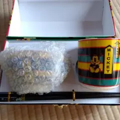 ミッキー　お茶漬けのような茶碗セット　ケース入り