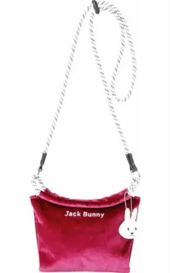 【新品.タグ付き】Jack Bunny ベロア ショルダーバッグのサムネイル