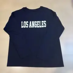 美品。150㎝⭐️GU❤️長袖カットソー ネイビー❤️