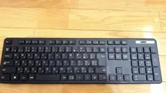 【ELECOM】ワイヤレスキーボード(TK-FDM110TKBK)