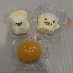 リラックマ ドーナツ スクイーズ キーホルダー 2個セット 水色 緑