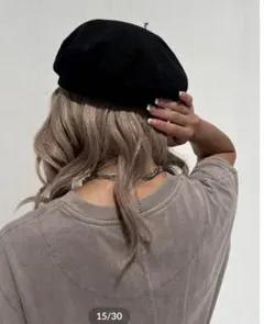 1/26お値下げ！sudoコーデュロイキャスケット風ベレー帽