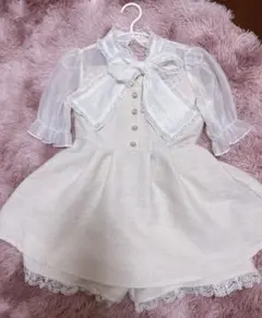 ROJITA ロジータ BIGリボンツイードセットアップ ホワイト