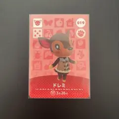 どうぶつの森 ドレミ トレーディングカード 019 amiibo